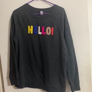 HELLO! Long sleeve